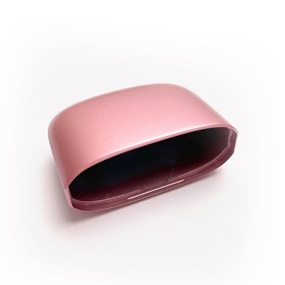 Estojo rosa liga de zinco fundido sob pressão para AirPods Pro 2 geração capa protetora sem fio para fone de ouvido