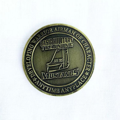 Moedas de lembrança Moeda comemorativa de fundição sob pressão de metal folheado a bronze