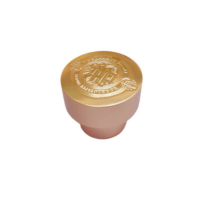 Tampas de tampas de frascos de perfume de moldagem por injeção de alta precisão cromadas