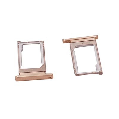 Slot para cartão SIM personalizado com suporte para cartão SIM cobre em pó metalurgia de aço inoxidável