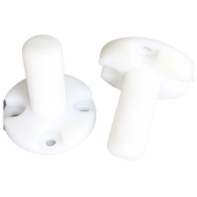 Cnc de nylon do costume que mói o punho de nylon fazendo à máquina da máquina do torno do Cnc da linha central do Cnc 5