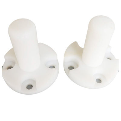 Cnc de nylon do costume que mói o punho de nylon fazendo à máquina da máquina do torno do Cnc da linha central do Cnc 5