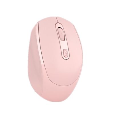 Cor de Makaron do rato duplo silencioso recarregável sem fio cor-de-rosa do jogo do modo de Bluetooth do rato do molde do rato multi