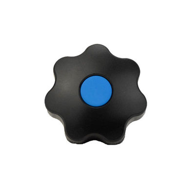 punho de nylon da estrela do nylon sete de Plum Blossom Knob Mechanical Handwheel da modelação por injeção de 0.01mm