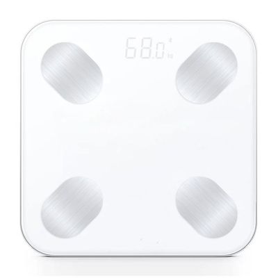 Escala eletrônica personalizada do peso do corpo de Bluetooth da escala da gordura corporal do agregado familiar do ABS da modelação por injeção