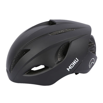 Capacete de segurança dos homens plásticos vermelhos da bicicleta da estrada da montanha da modelação por injeção com luminescência de carregamento da lâmpada de cauda