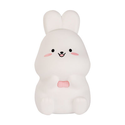 1,2738 lâmpada Patting da noite do quarto plástico do silicone do coelho da modelação por injeção