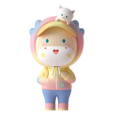 Ofícios personalizados da decoração da boneca da modelação por injeção do PVC