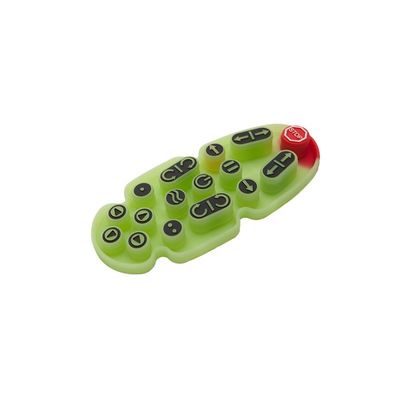 Peças plásticas da modelação por injeção do teclado do silicone que lustram o revestimento